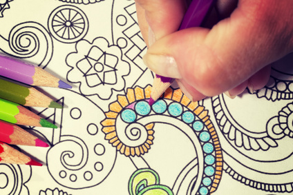Stressed? A "Grown Up" Coloring Book Can Help!